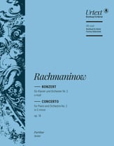Piano Concerto No. 2 in C Minor Orchestra Scores/Parts sheet music cover
